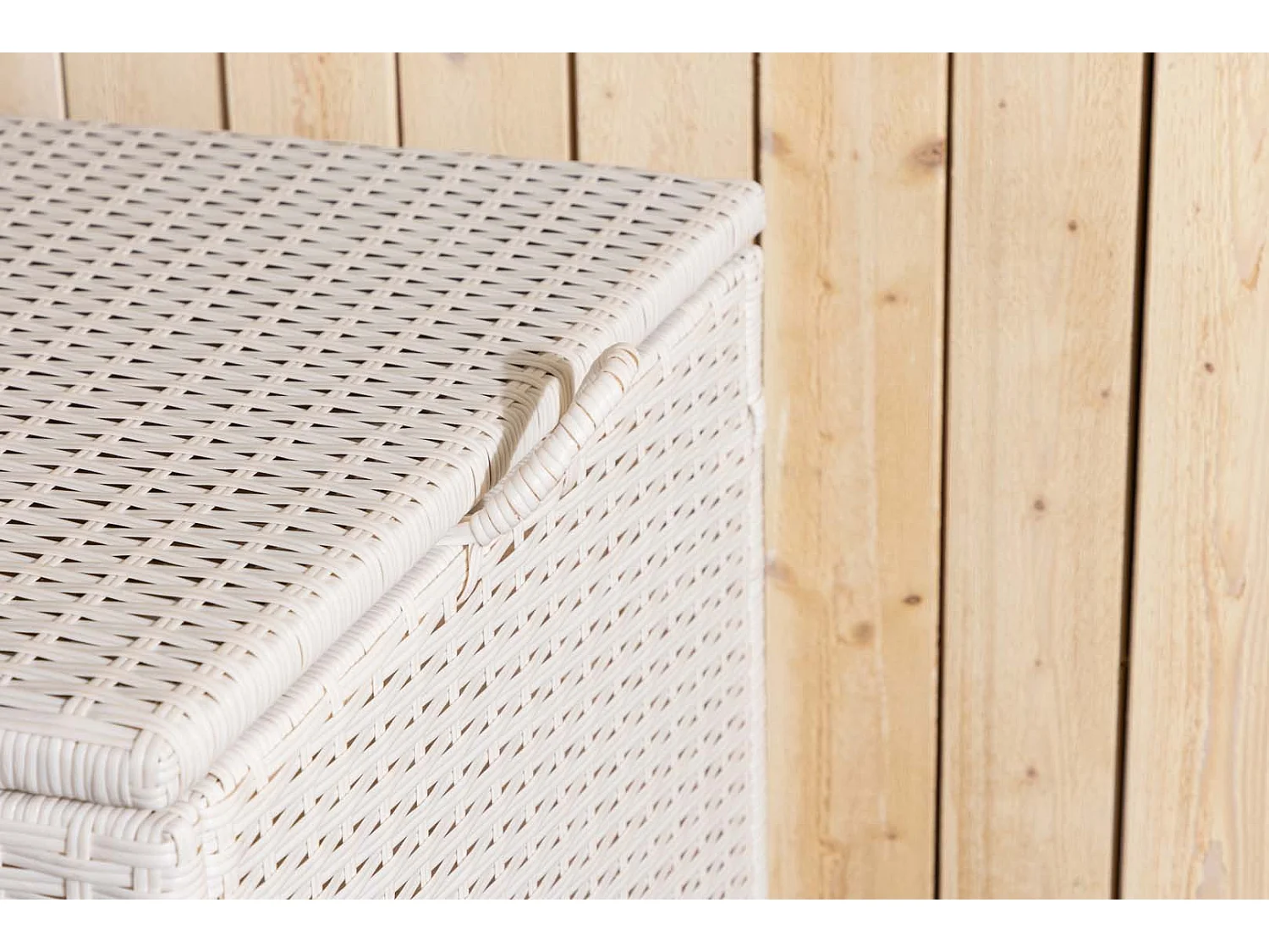 Coffre de Jardin "London" 130cm Blanc