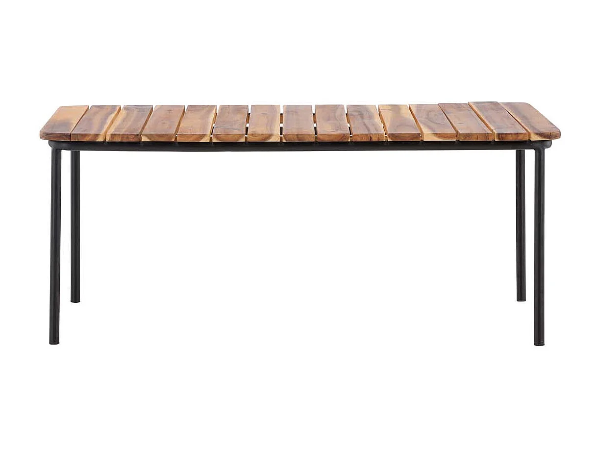 Table Basse de Jardin en Bois "Penh" 100cm Naturel