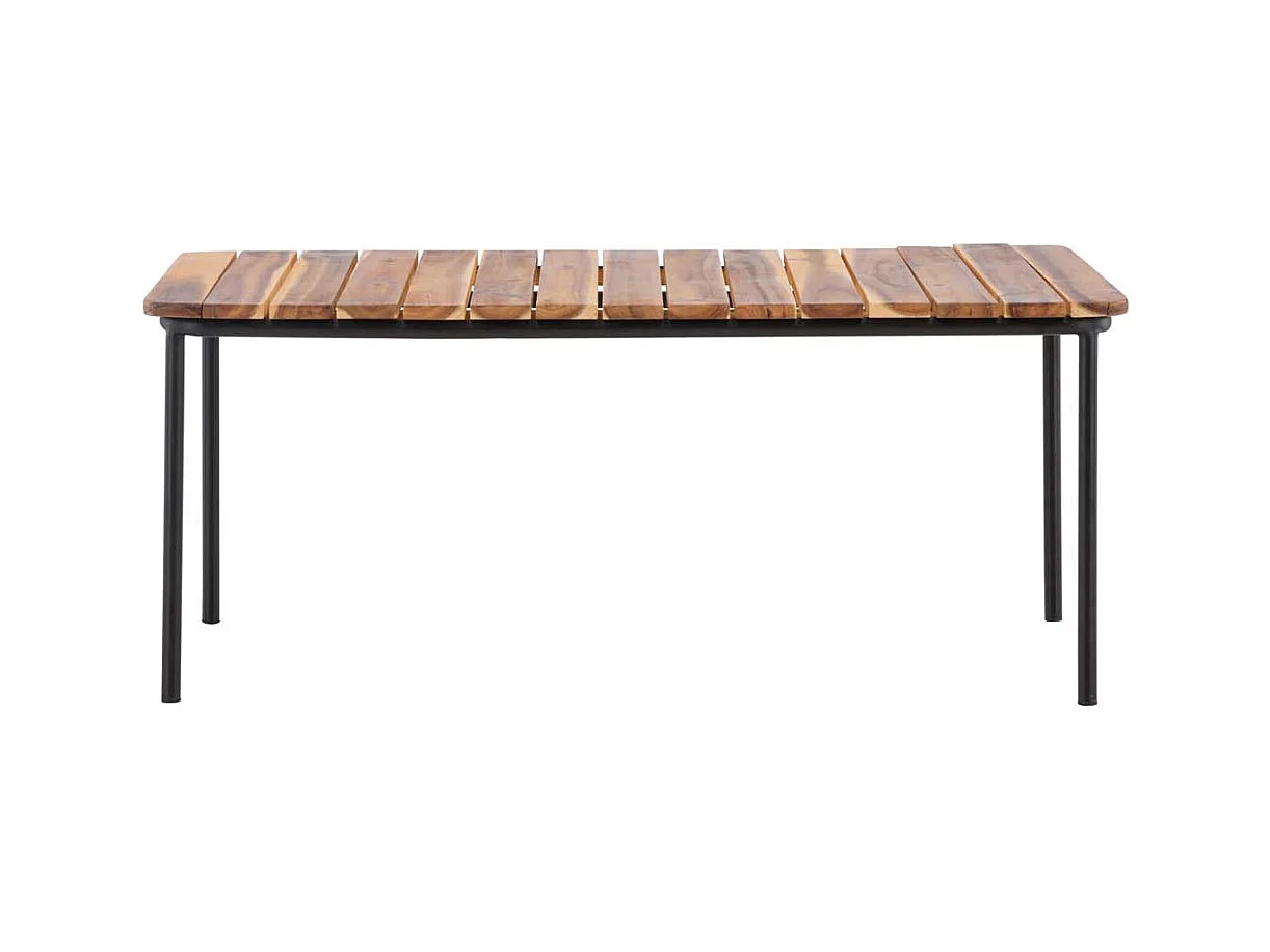 Table Basse de Jardin en Bois "Penh" 100cm Naturel