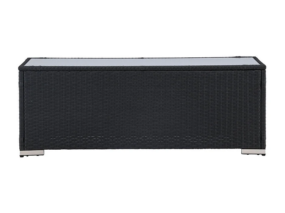 Table Basse de Jardin "London" 120cm Noir