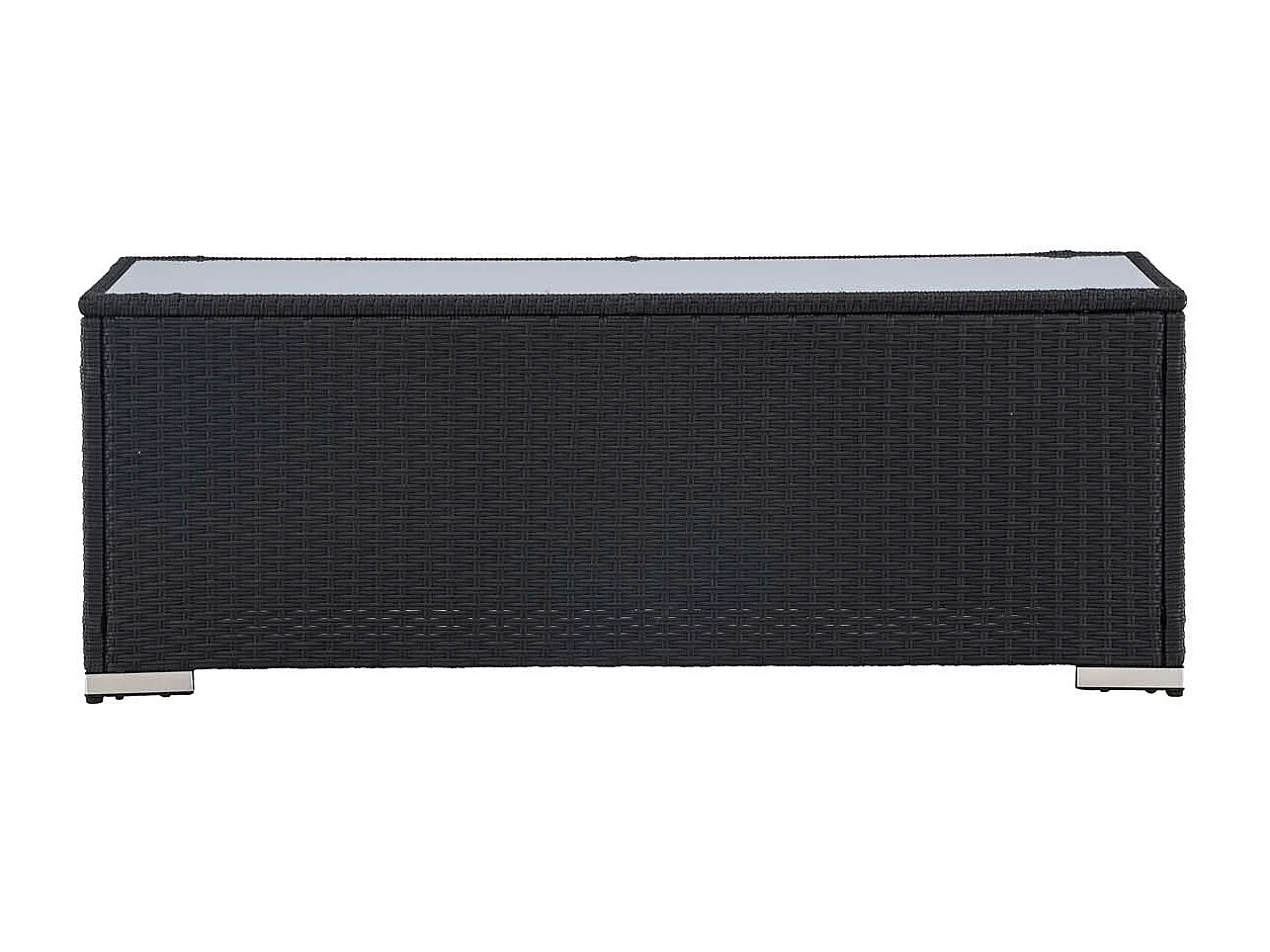 London tuintafel 50x120cm zwart.