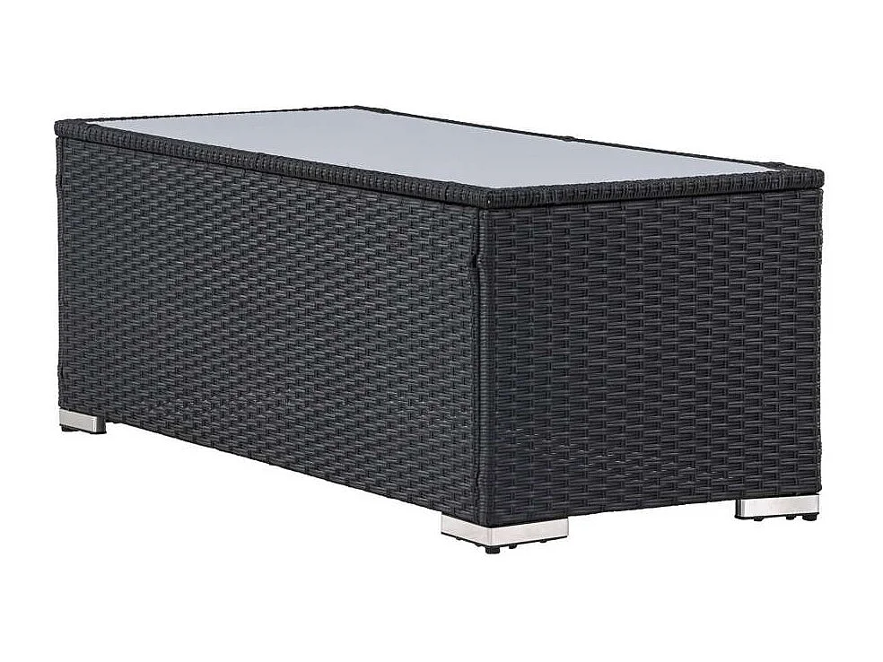 London tuintafel 50x120cm zwart.