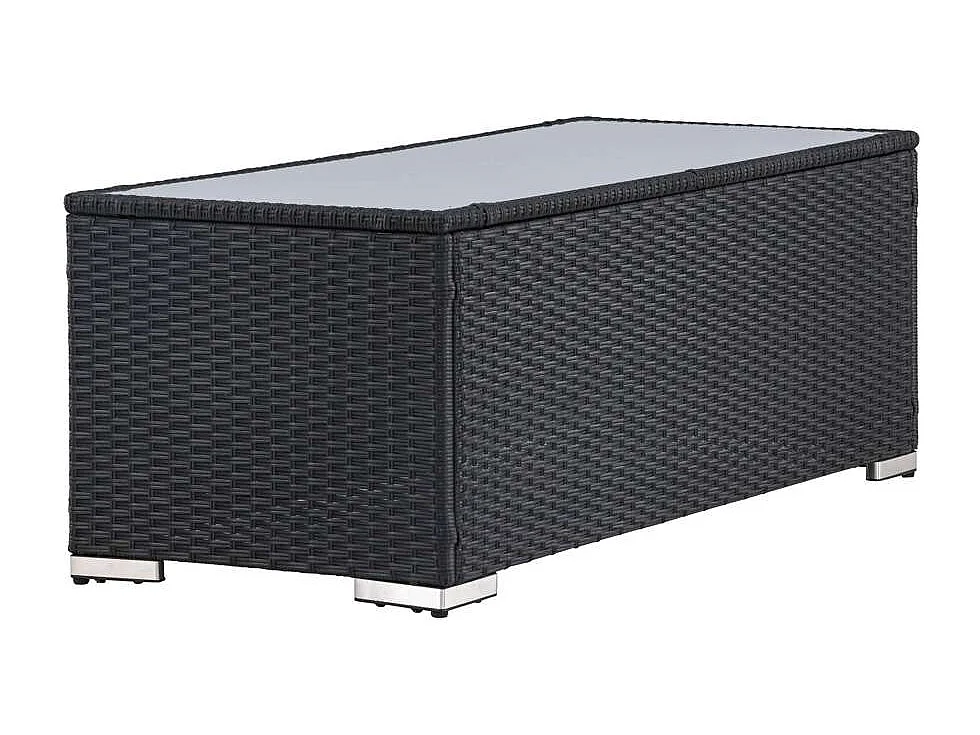 London tuintafel 50x120cm zwart.