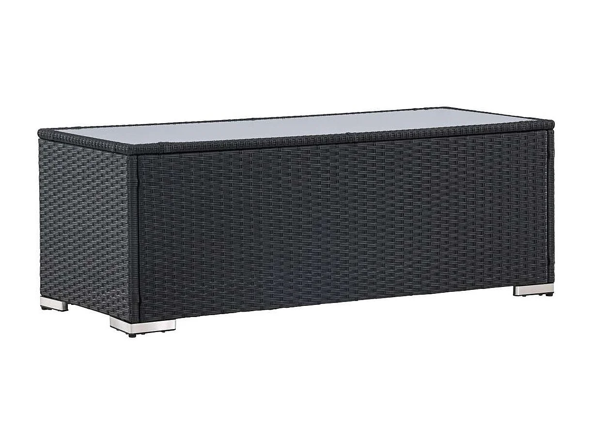 London tuintafel 50x120cm zwart.