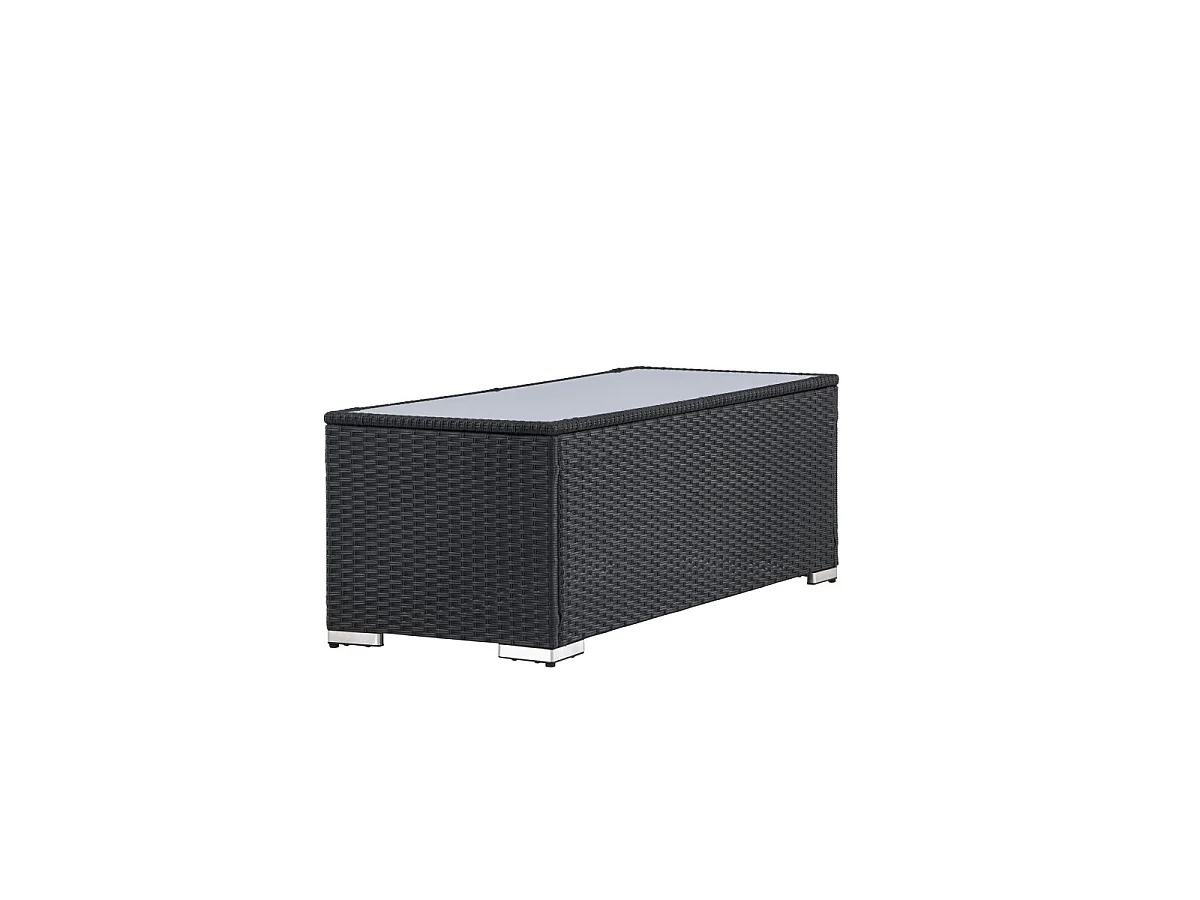 Table Basse de Jardin "London" 120cm Noir