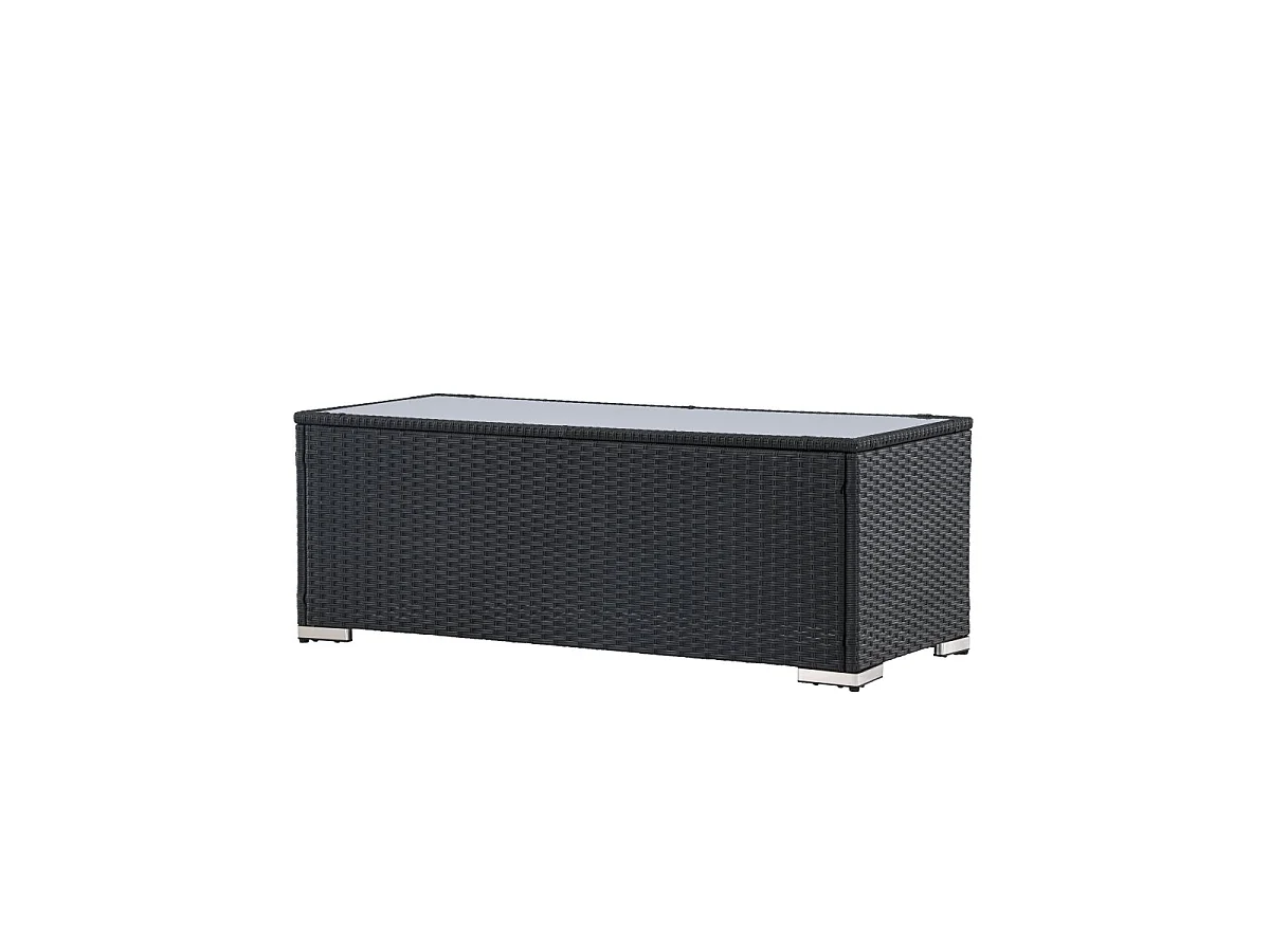 Table Basse de Jardin "London" 120cm Noir