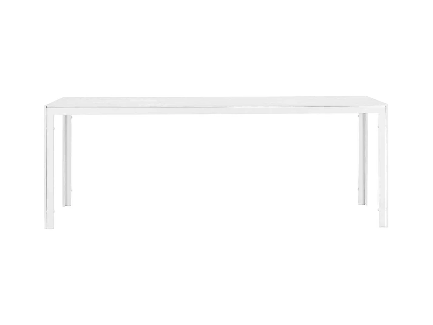 Break tuintafel 90x205cm wit.