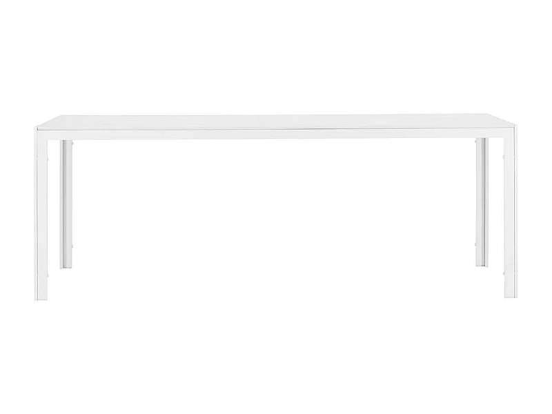 Break Gartentisch 90x205cm weiß.