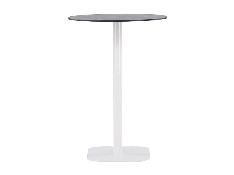 Milano tuintafel bartafel Ø70 wit.