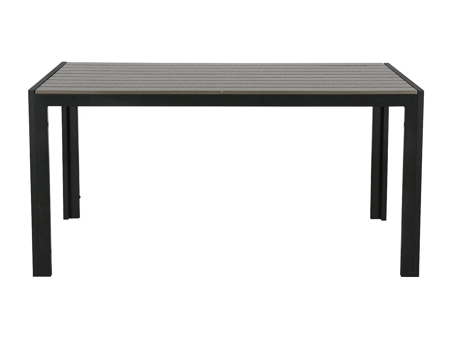 Cirl Table de jardin, 150 cm, noir/gris.