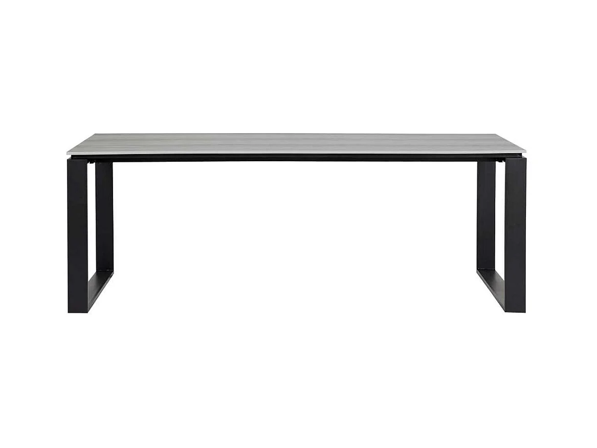 Martinus table de jardin 100x210cm noir,gris.