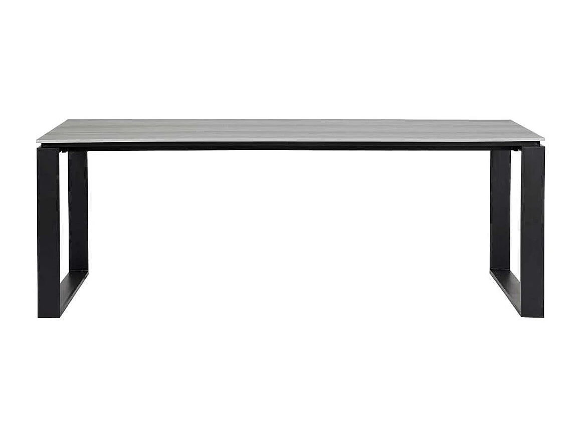 Martinus table de jardin 100x210cm noir,gris.