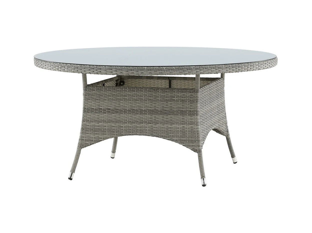 Table de Jardin Ronde "Volta" 150cm Gris