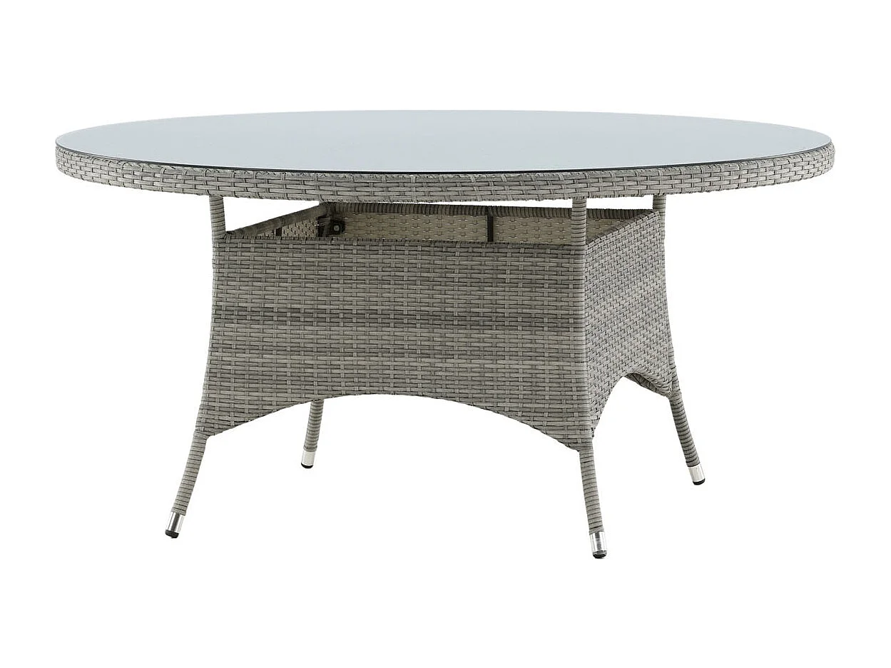 Table de Jardin Ronde "Volta" 150cm Gris