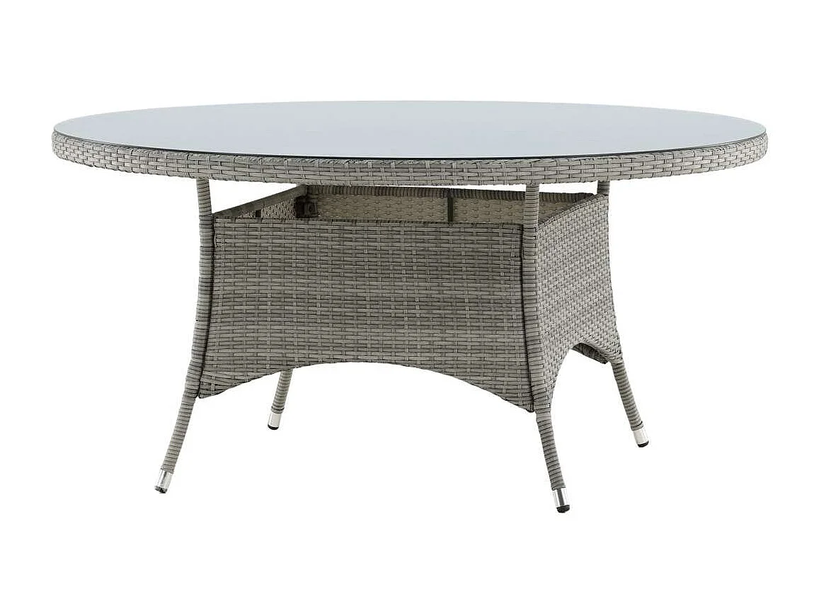 Table de Jardin Ronde "Volta" 150cm Gris