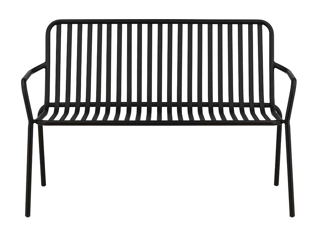 Peking banc de jardin noir.