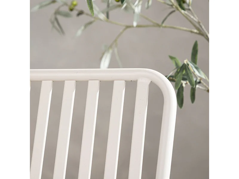 Peking banc de jardin noir.