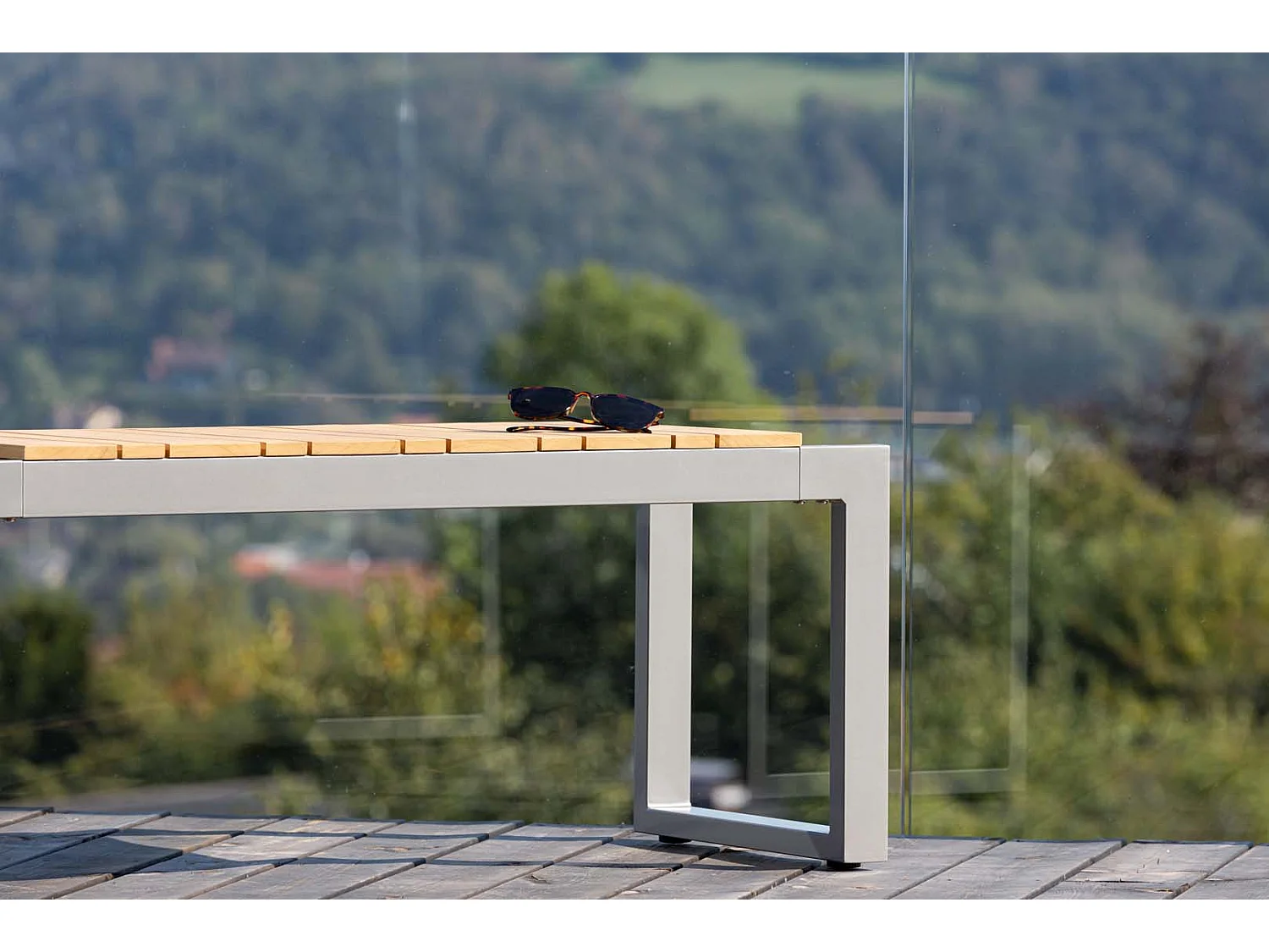 Zenia tuinbank donkergrijs.