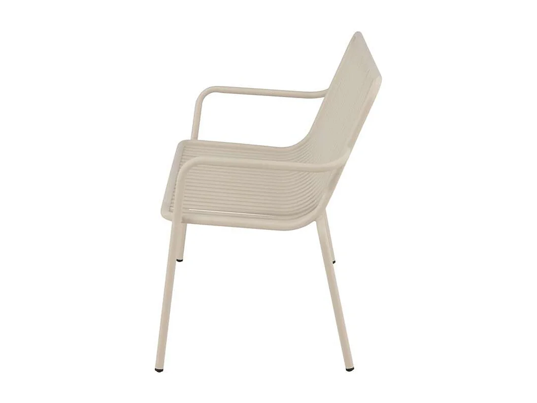 Peking banc de jardin beige.