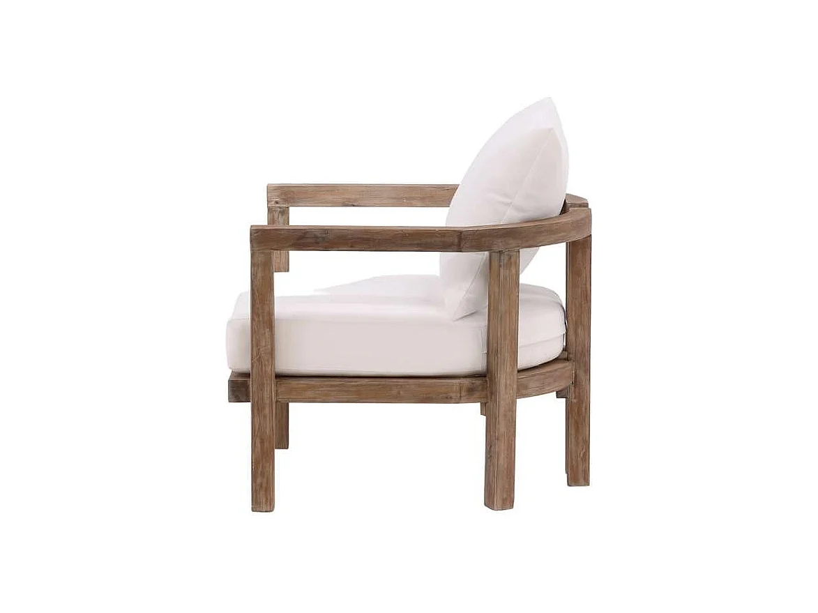 Erica tuinstoel wit, natuur.