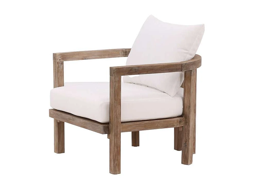 Erica tuinstoel wit, natuur.