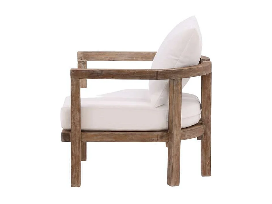 Erica tuinstoel wit, natuur.