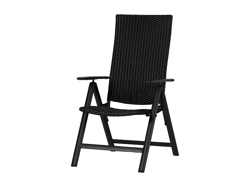 Lise chaise de jardin positions chaise noir.