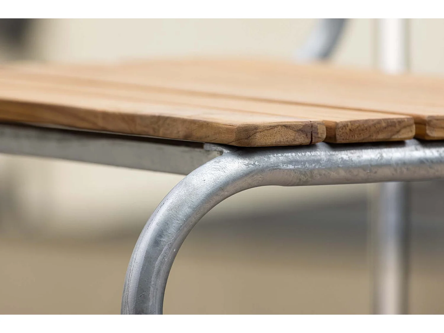 Chaise de Jardin en Teck "Holmsund" 87cm Naturel