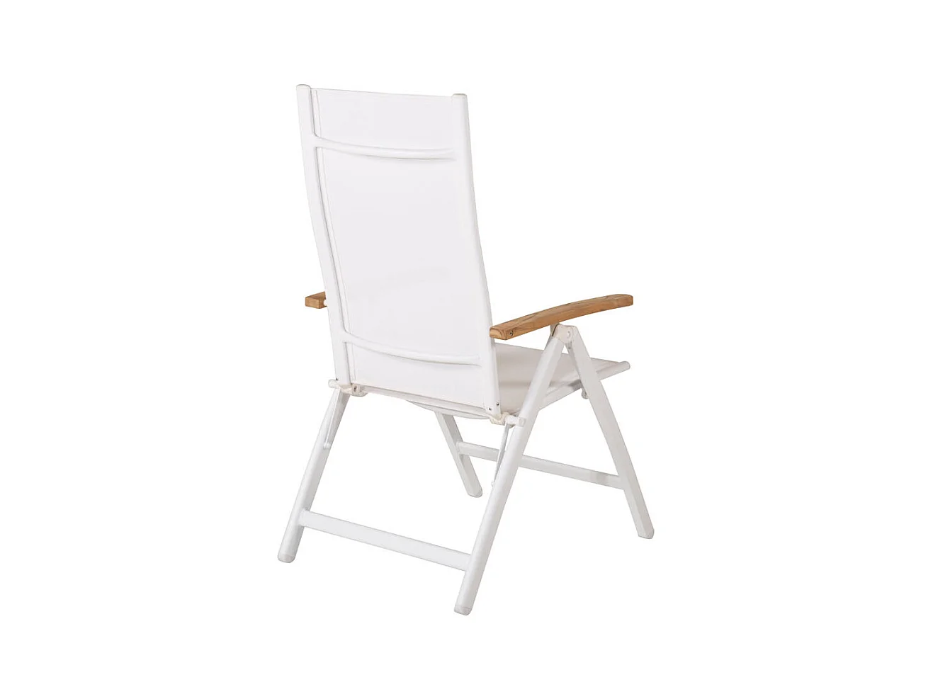 Panama Chaise de jardin réglable, blanc.