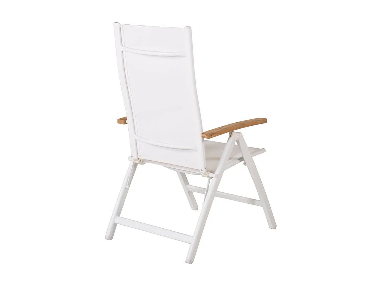 Panama Chaise de jardin réglable, blanc.