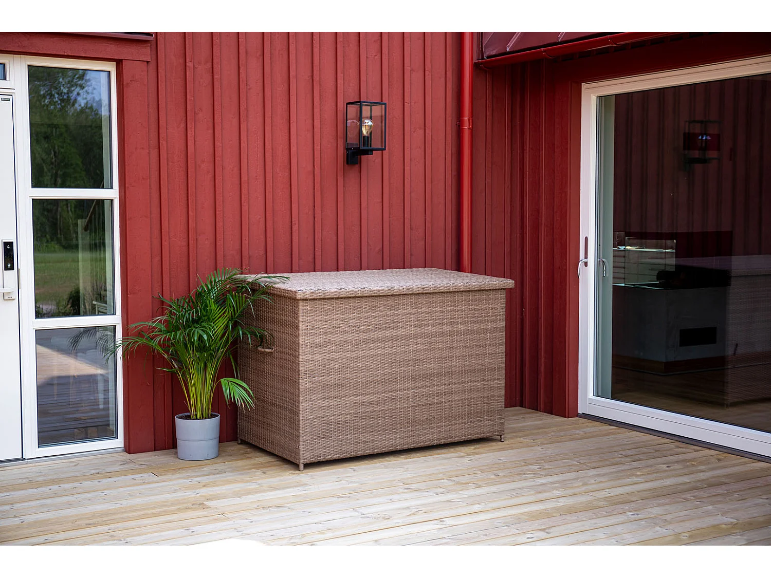 Coffre de Jardin "Amazona" 150cm Naturel