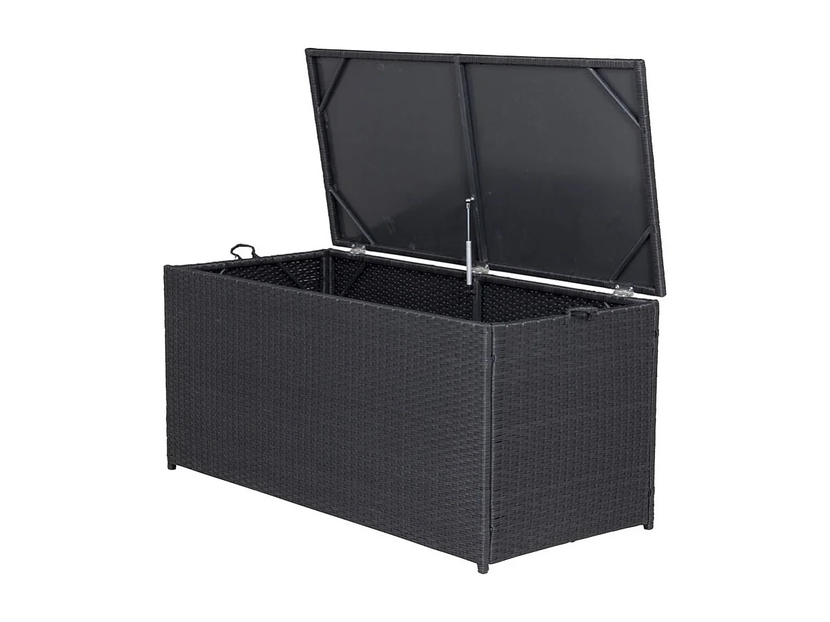 Coffre de Jardin "London" 130cm Noir