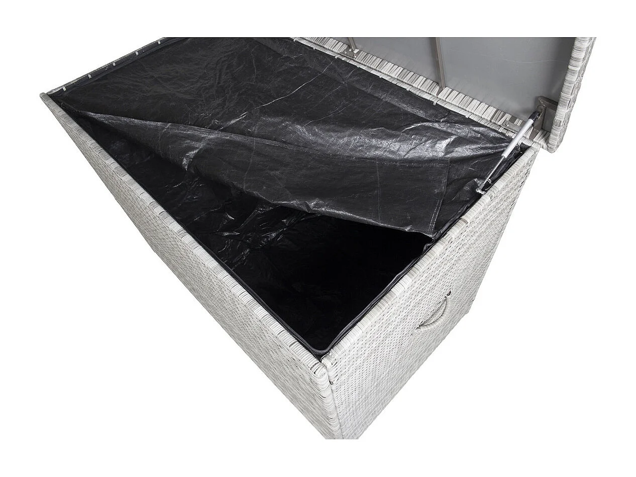 Coffre de Jardin "Amazona" 150cm Gris