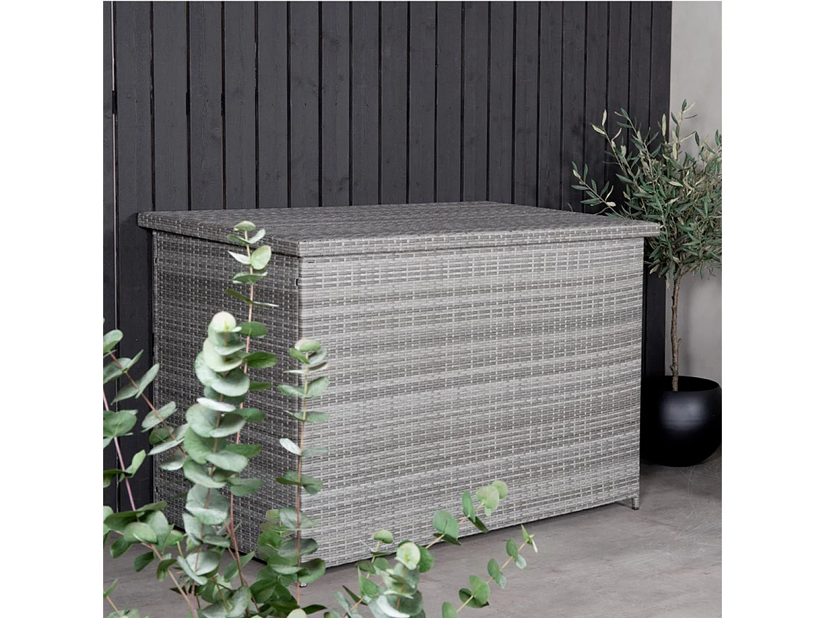 Coffre de Jardin "Amazona" 150cm Gris