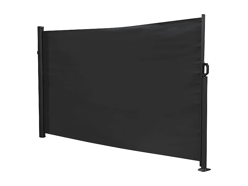 Kim windscherm 3 x 1,6 m zwart.