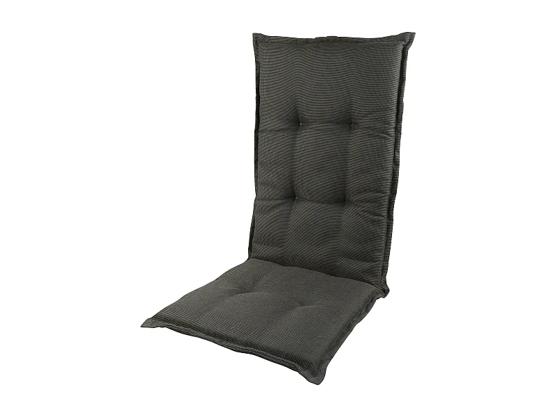 Bliks kussen naar tuinstoel zwart.