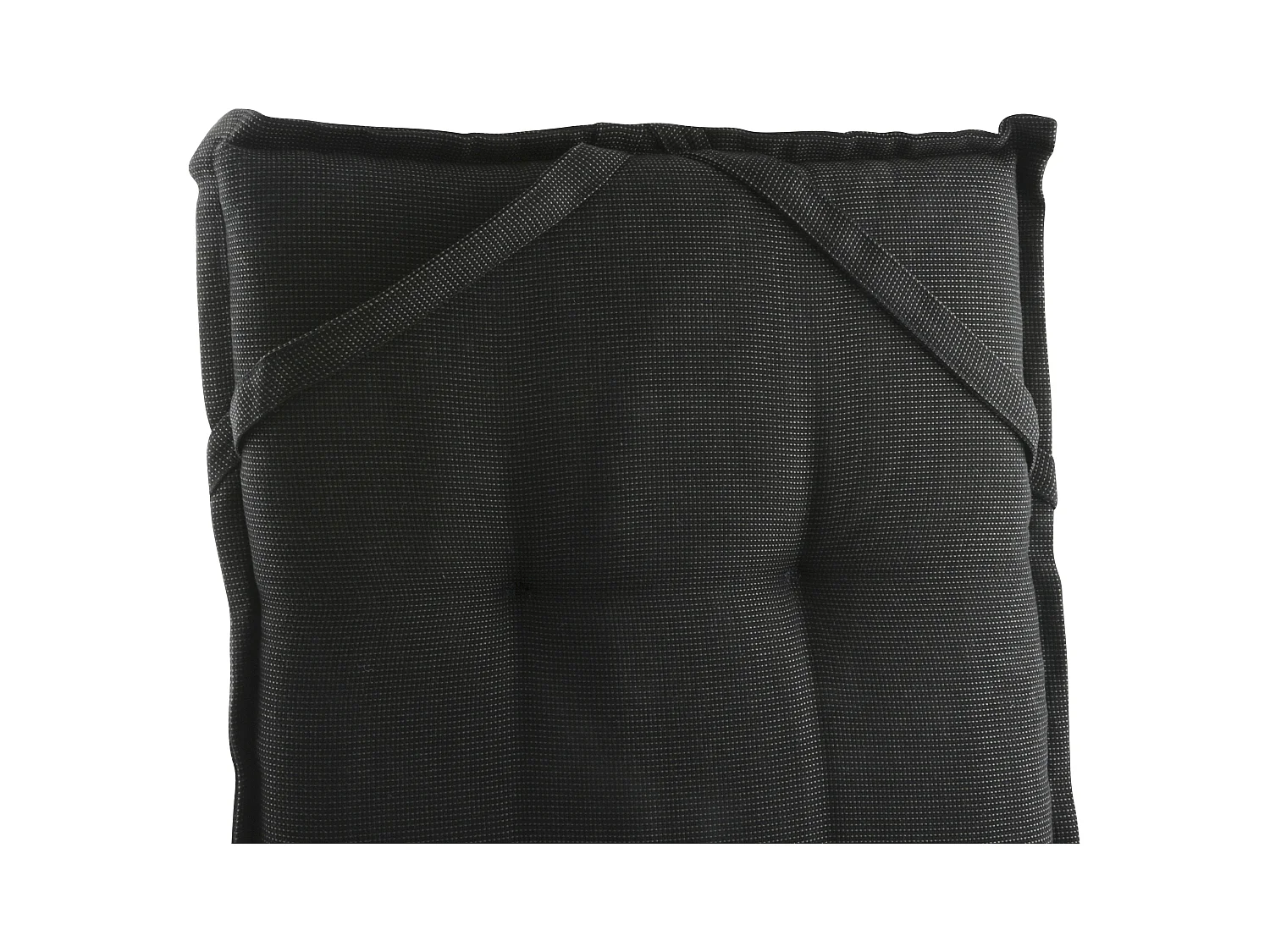 Bliks kussen naar tuinstoel zwart.