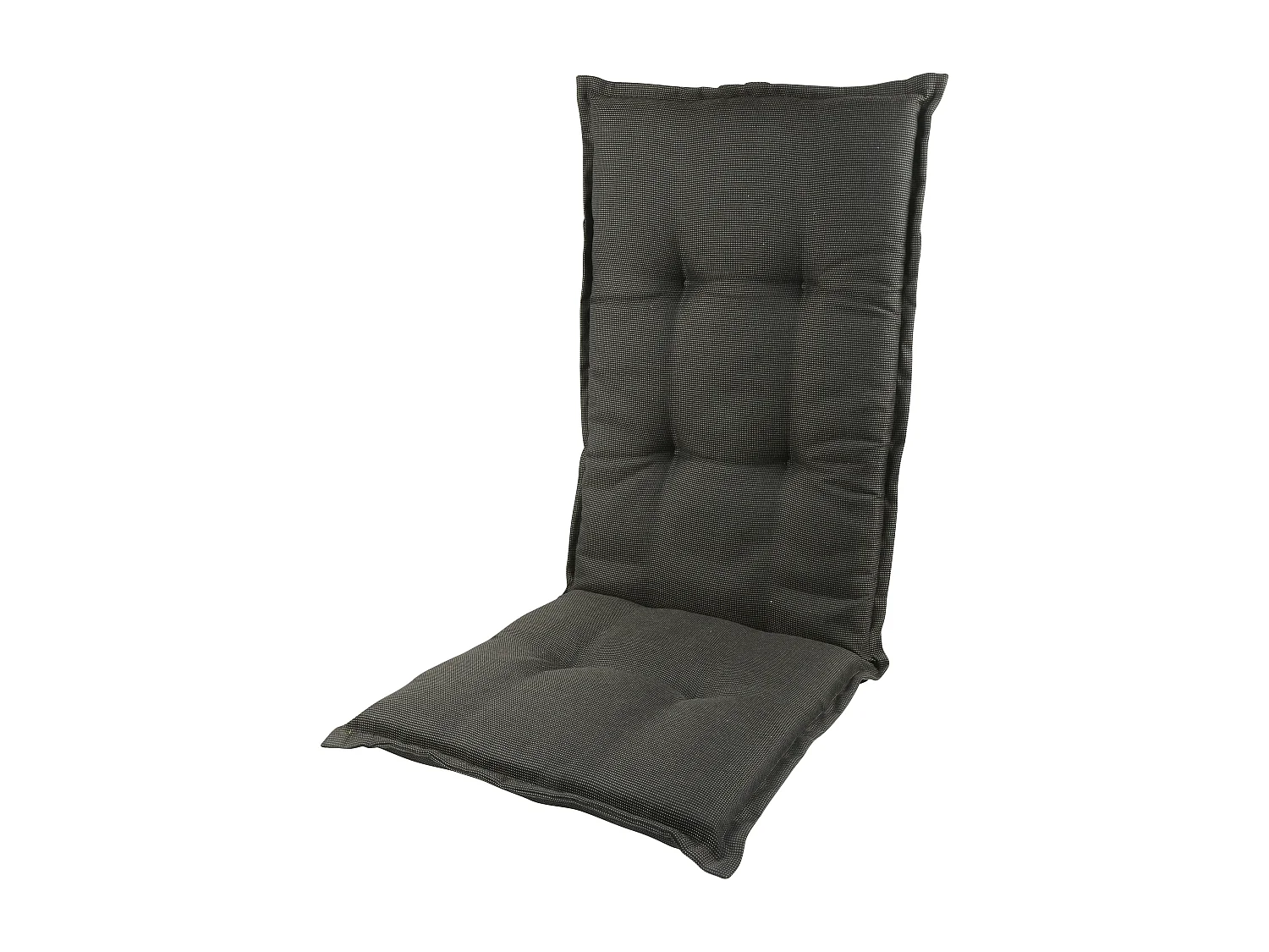 Bliks kussen naar tuinstoel zwart.