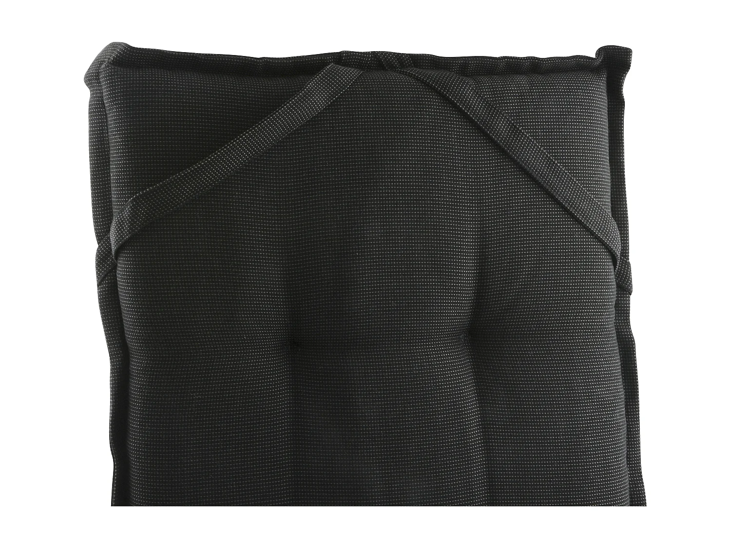 Bliks kussen naar tuinstoel zwart.