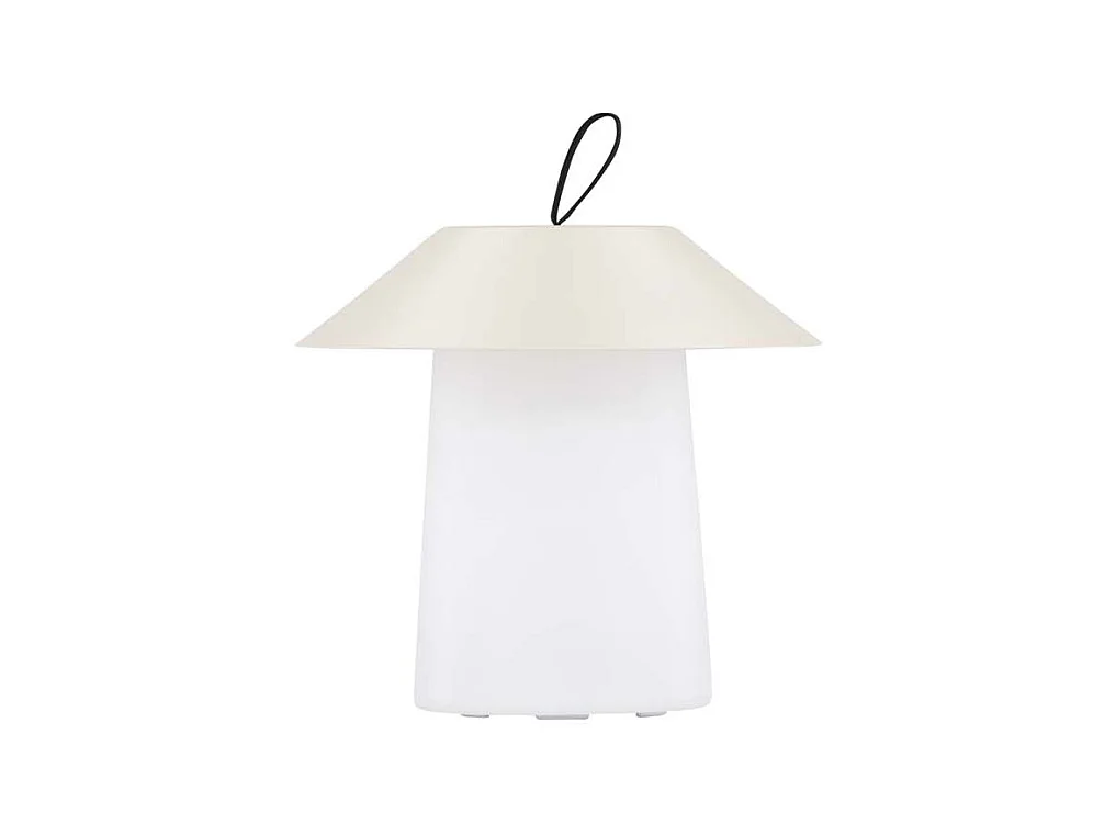Lampe à Poser d'Extérieur LED "Rubu" 26cm Beige