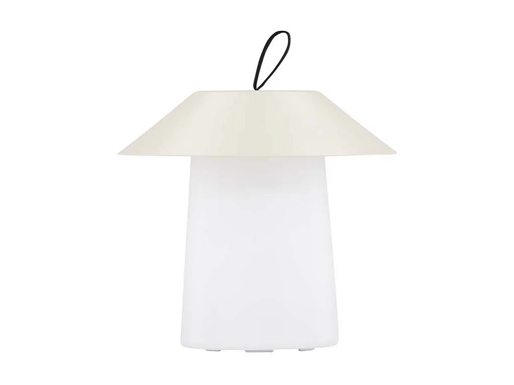 Rubu lampe de table LED pour l'extérieur beige.