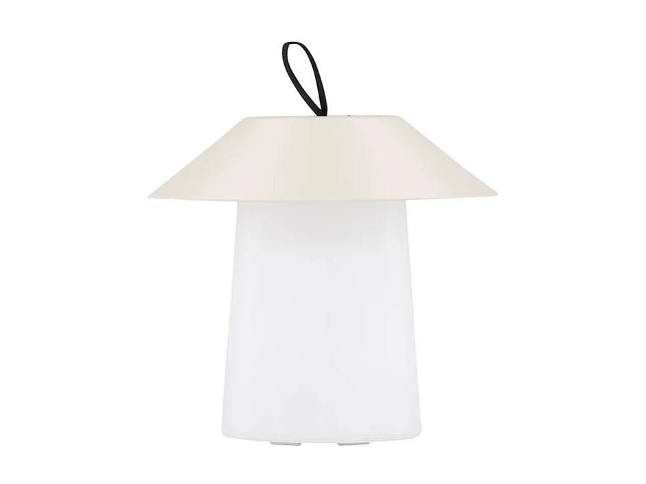 Rubu lampe de table LED pour l'extérieur beige.