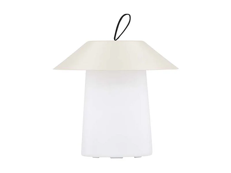 Lampe à Poser d'Extérieur LED "Rubu" 26cm Beige