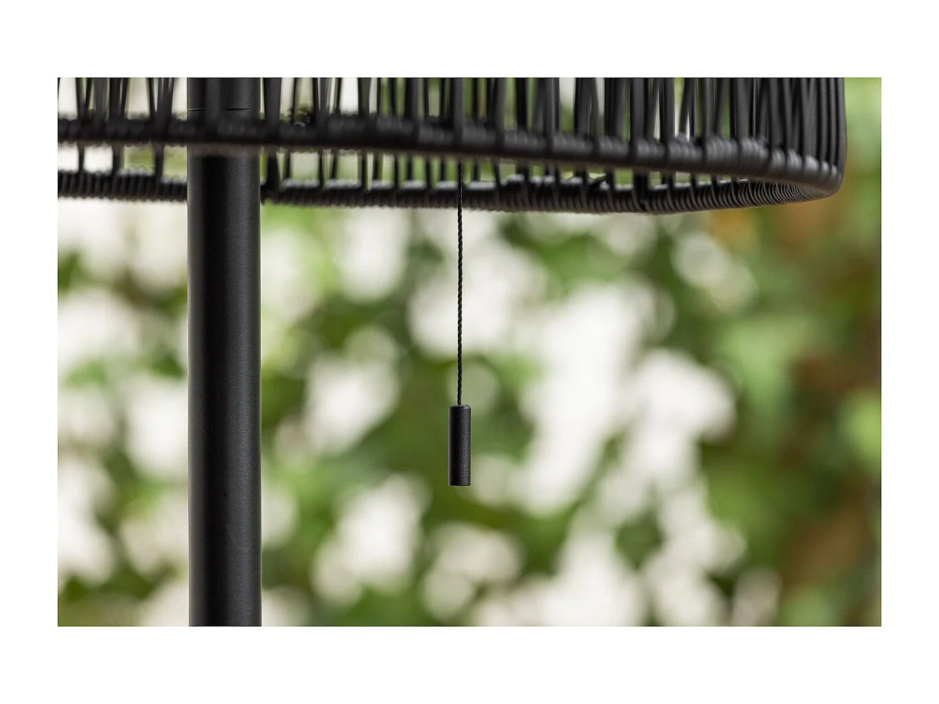 Lampadaire d'Extérieur Design "Mabis" 150cm Noir