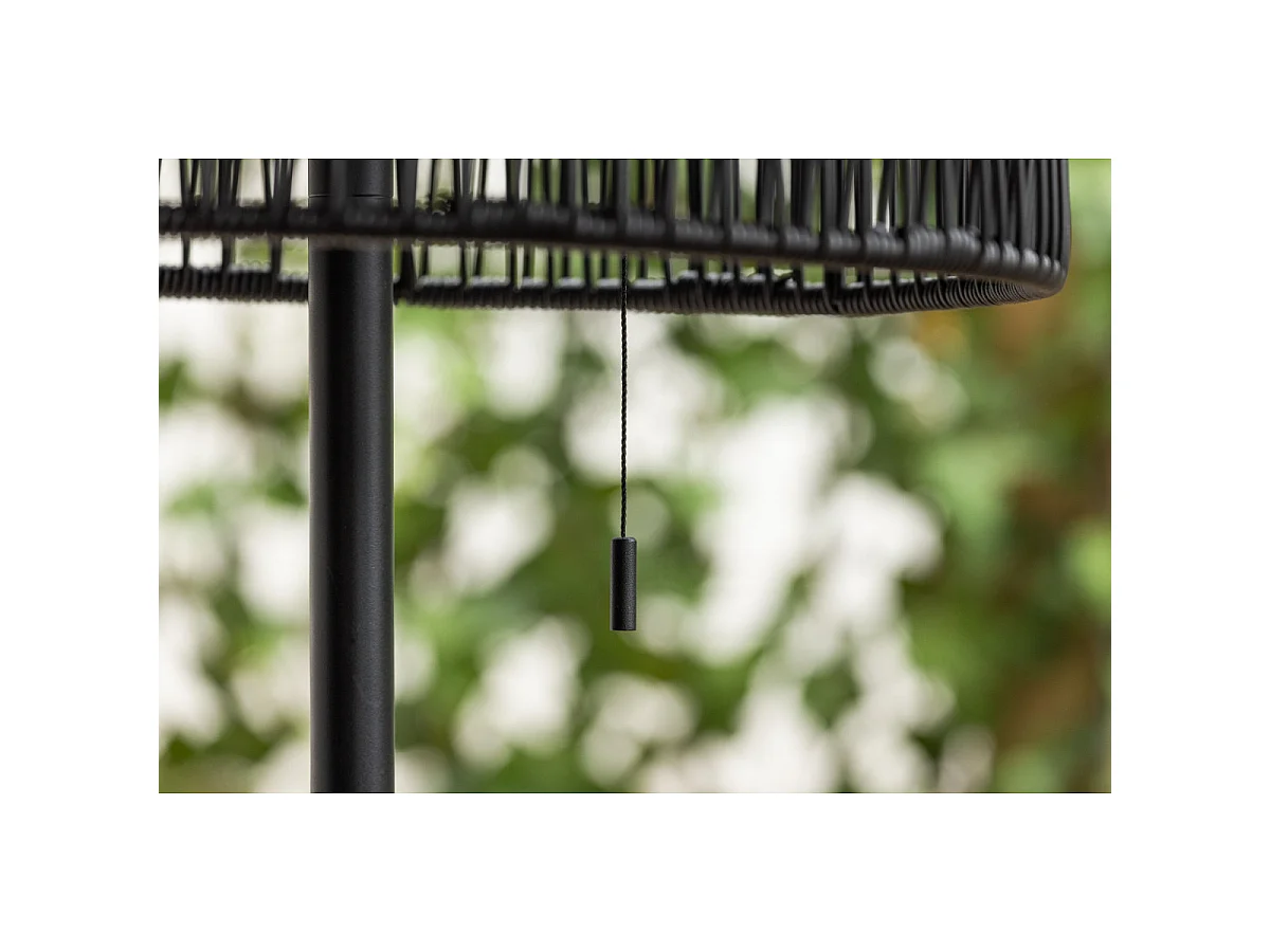 Lampadaire d'Extérieur Design "Mabis" 150cm Noir