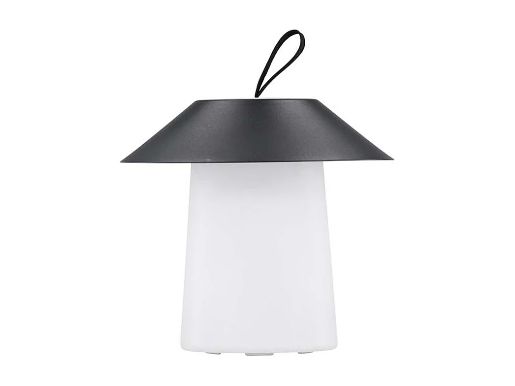 Rubu tafellamp LED buiten zwart.