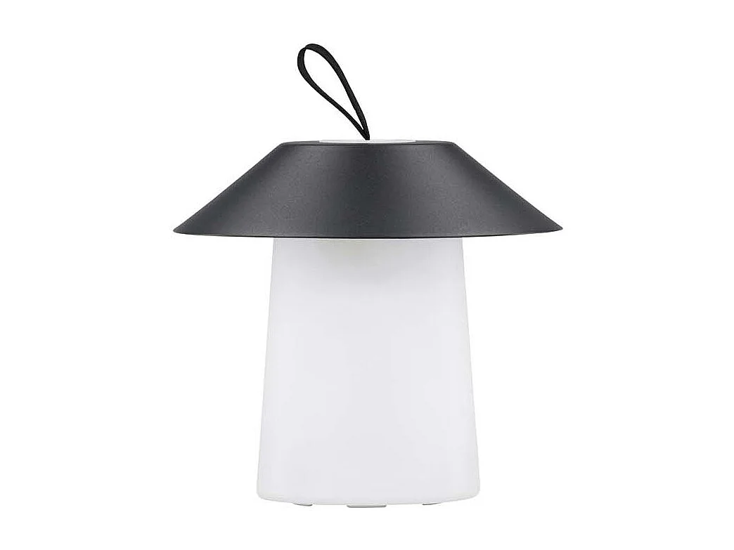 Rubu tafellamp LED buiten zwart.