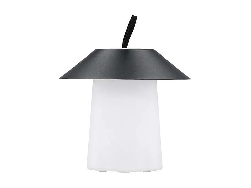 Rubu tafellamp LED buiten zwart.