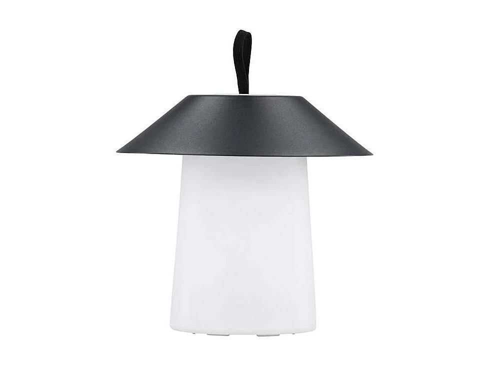 Rubu tafellamp LED buiten zwart.