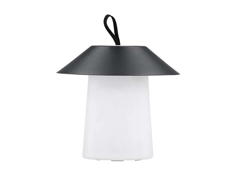 Rubu tafellamp LED buiten zwart.